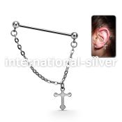 indsd4 straight barbells surgical steel 316l helix