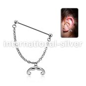 indsd5 straight barbells surgical steel 316l helix