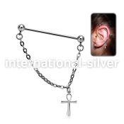 indsd9 surgical steel barbells ear lobe helix piercing