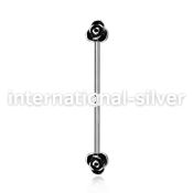 indsh24 straight barbells surgical steel 316l ear lobe