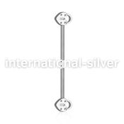 indsh28 straight barbells surgical steel 316l helix