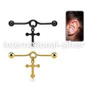 indtd10 straight barbells anodized surgical steel 316l helix