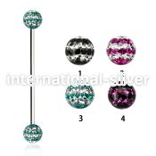 infr5d straight barbells surgical steel 316l 