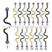 intafr5a straight barbells anodized surgical steel 316l 