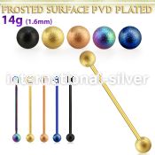 intfo5 straight barbells anodized surgical steel 316l helix