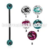 intfr5c straight barbells anodized surgical steel 316l helix
