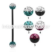 intfr5e straight barbells anodized surgical steel 316l 
