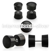 ipare cheaters  illusion plugs and tapers organic body jewelry ear lobe