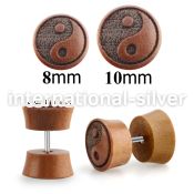 iplswa cheaters  illusion plugs and tapers organic body jewelry ear lobe