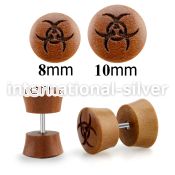 iplswc cheaters  illusion plugs and tapers organic body jewelry ear lobe