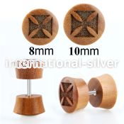 iplswe cheaters  illusion plugs and tapers organic body jewelry ear lobe