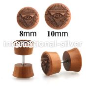 iplswh cheaters  illusion plugs and tapers organic body jewelry ear lobe