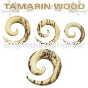 iptm tapers organic body jewelry ear lobe