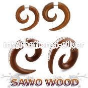 ispswf cheaters  illusion plugs and tapers organic body jewelry ear lobe