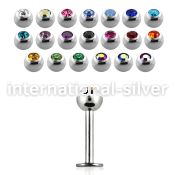 lbc4s labrets lip rings surgical steel 316l labrets chin