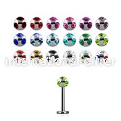 lbca4 labrets lip rings surgical steel 316l labrets chin