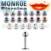 lbcmn labrets lip rings surgical steel 316l labrets chin