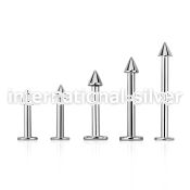 lbcn3g labrets lip rings surgical steel 316l labrets chin