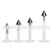 lbicn labrets lip rings bioflex ptfe labrets chin