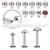 lbifrb labrets lip rings surgical steel 316l labrets chin