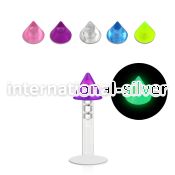 lbiglcn3 labrets lip rings bioflex ptfe labrets chin