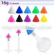 lbisacn3 labrets lip rings bioflex ptfe labrets chin