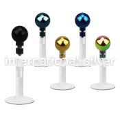 lbitb labrets lip rings bioflex ptfe labrets chin