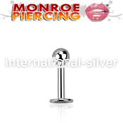 lbmnb labrets lip rings surgical steel 316l labrets chin