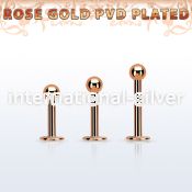 lbttb3g labrets lip rings anodized surgical steel 316l labrets chin