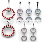 mcd2rd belly rings surgical steel 316l belly button