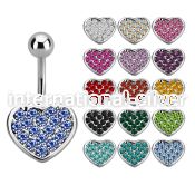 mcd365 belly rings surgical steel 316l belly button
