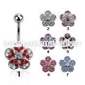 mcd378 belly rings surgical steel 316l belly button
