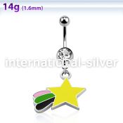 mcd410 belly rings surgical steel 316l belly button