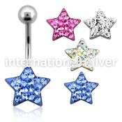 mcd427 belly rings surgical steel 316l belly button