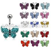 mcd448b belly rings surgical steel 316l belly button