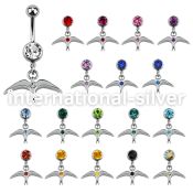 mcd463 belly rings surgical steel 316l belly button
