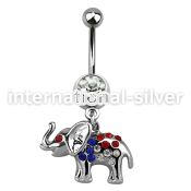 mcd467b belly rings surgical steel 316l belly button