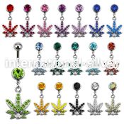 mcd473 belly rings surgical steel 316l belly button