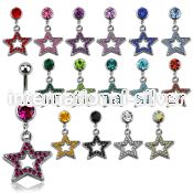 mcd488 belly rings surgical steel 316l belly button