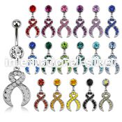 mcd496 belly rings surgical steel 316l belly button