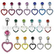 mcd497 belly rings surgical steel 316l belly button
