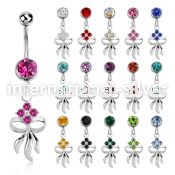 mcd508 belly rings surgical steel 316l belly button