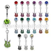 mcd538 belly rings surgical steel 316l belly button