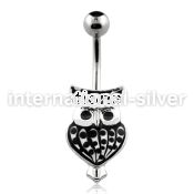 mcd548 belly rings surgical steel 316l belly button