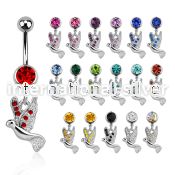 mcd550 belly rings surgical steel 316l belly button