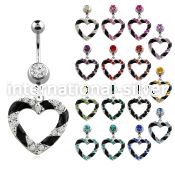 mcd551 belly rings surgical steel 316l belly button