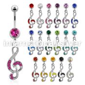 mcd576 belly rings surgical steel 316l belly button