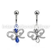 mcd585 belly rings surgical steel 316l belly button