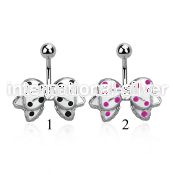 mcd594 belly rings surgical steel 316l belly button