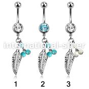 mcd601b belly rings surgical steel 316l belly button